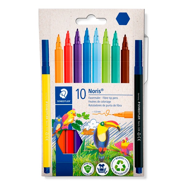 CAJA 10 ROTULADORES P/MEDIA STAEDTLER