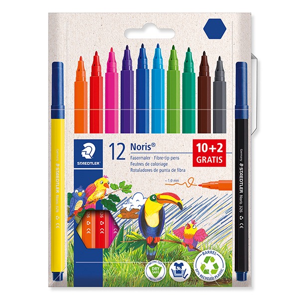 CAJA 12 ROTULADORES P/MEDIA STAEDTLER