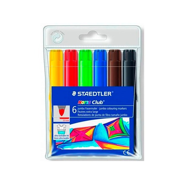 ESTUCHE 6 ROTULADORES STAEDLER COLORES