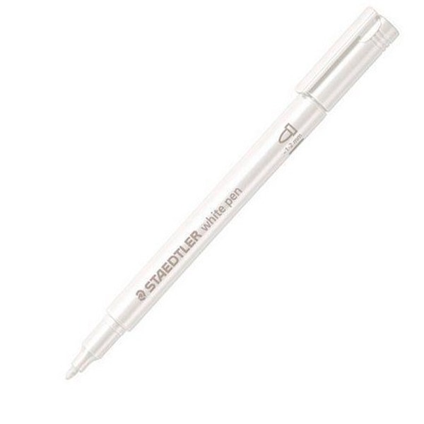 ROTULADOR STADTLER PUNTA 1/2MM BLANCO
