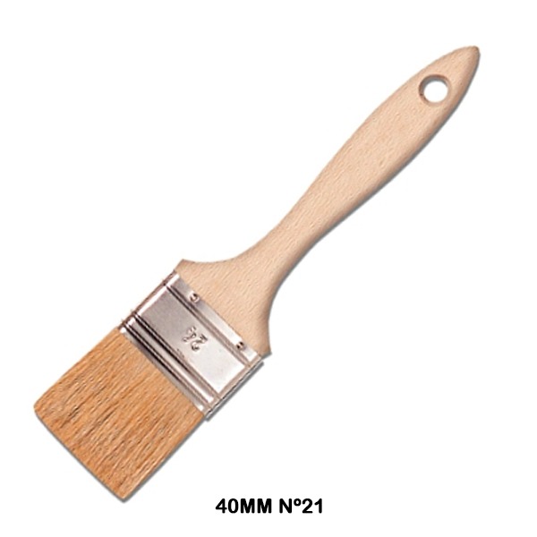 PINCEL PLANO BARNIZ 40MM Nº21