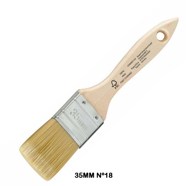 PINCEL PLANO BARNIZ 35MM Nº18
