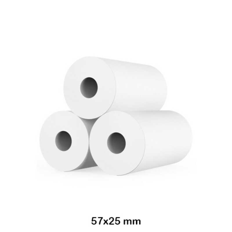 ROLLO REGISTRADORA TERMICO 57X25MM