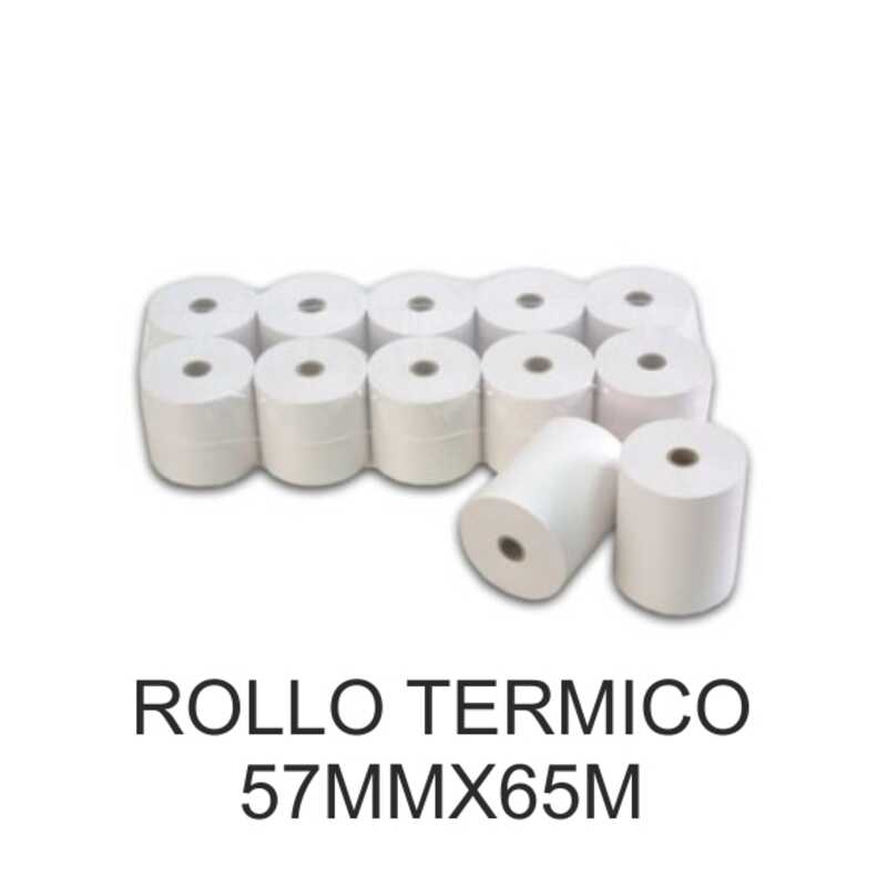 ROLLO REGISTRADORA TERMICO 57X35MM BLAN