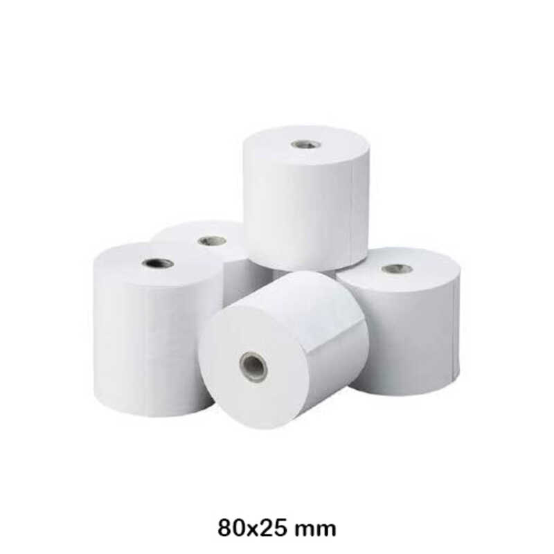 ROLLO REGISTRADORA TERMICO 80X25MM
