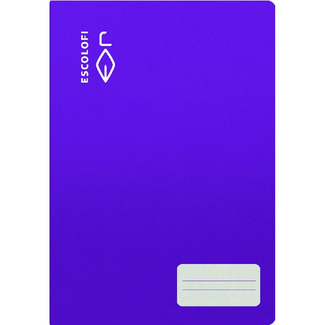 LIBRETA  1/4 16F/70GR 8X8+MARGE VIOLETA