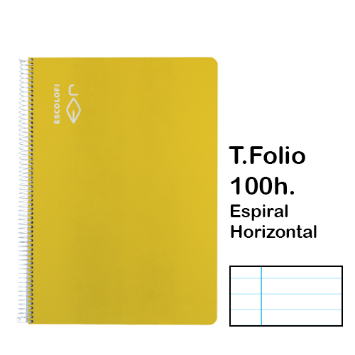 LIB.ESPIRAL HORIZONTAL C/M T.F.AMAR.100H