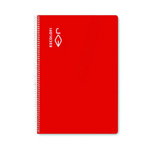 LIBRETA T.A5 50H RALLA HORIZONTAL ROJA