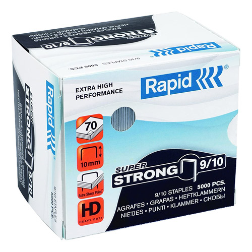 CAJA 5000 GRAPAS 10MM RAPID 9/10