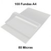 PAQ 100H PLASTIFICAR A4 125MIC ADHESIVA