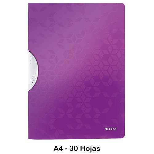 CARPETA COLORCLIP LEITZ 30 HOJAS VIOLET