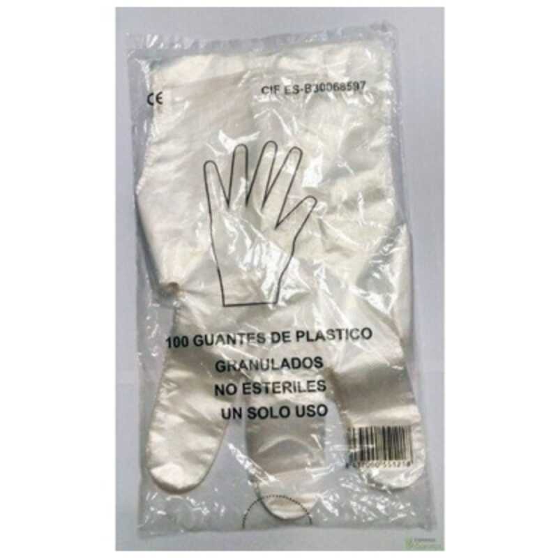GAQUETE 100 GUANTES DE PLASTICO