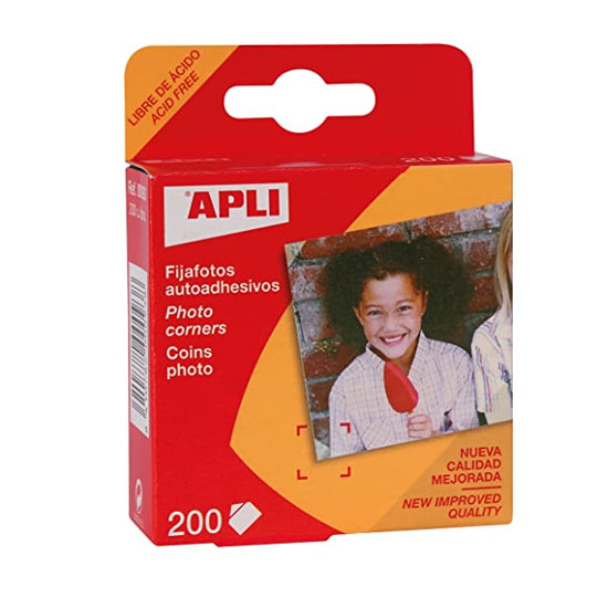 CAJA 200 PUNTOS ADHESIVOS FIJAFOTOS APL