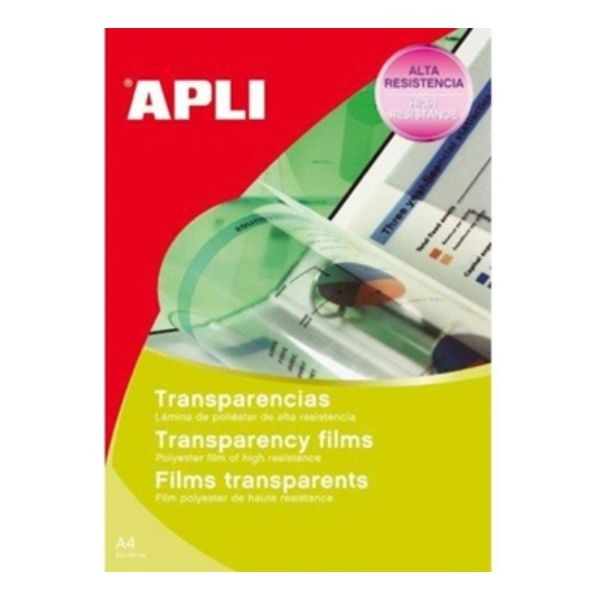 CAJA 50 TRANSPARENCIAS APLI R INK-JET