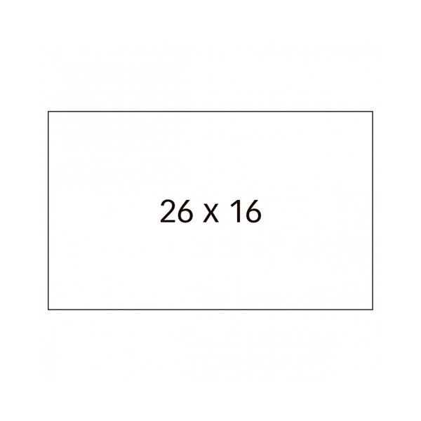 PACK 6 ROLLOS 1000 ETIQUETAS 26X16MM B