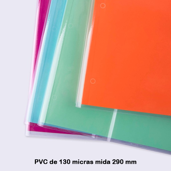 FUNDA FORRALIBROS PVC 29CM AUTOAJUSTABL