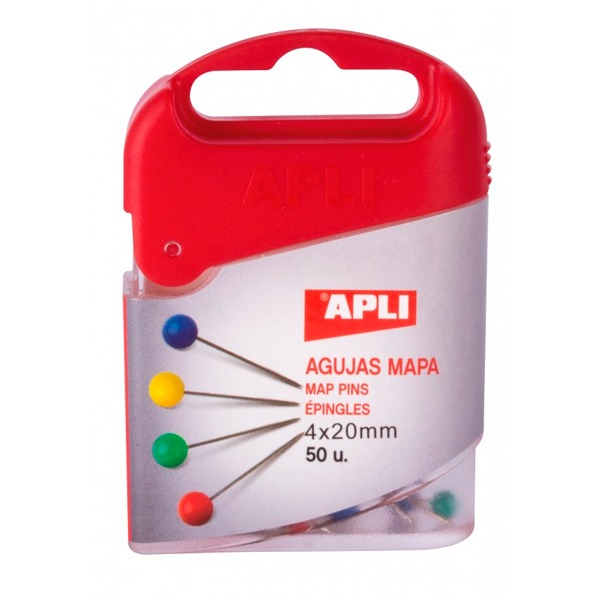 CAJA 50 AGUJAS REDONDAS SEÑALIZACION