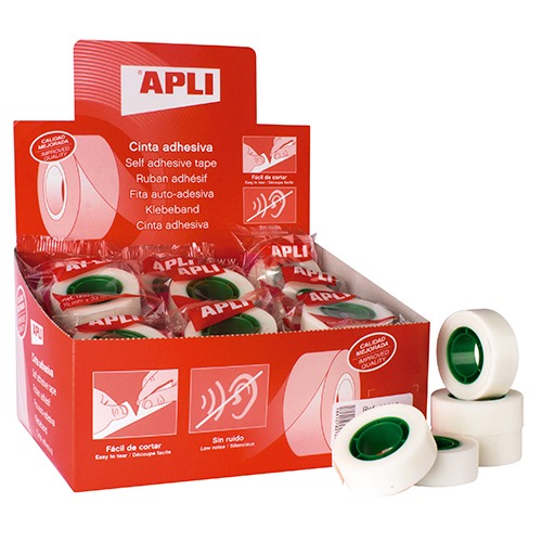 CINTA ADHESIVA VEGETAL 19MMX33M. APLI