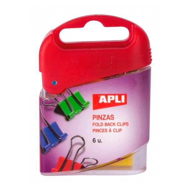 PINZAS DE COLORES PEQUEÑAS C/6U.SURTIDO