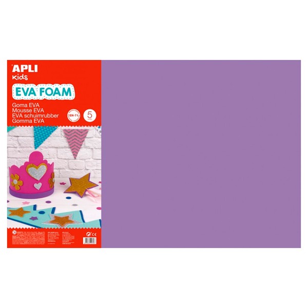 GOMA EVA VIOLETA 60X40CM 2MM