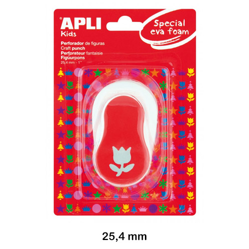 PERFORADORA FIGURAS EVA TULIPAN ROJO
