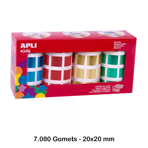 GEOMÉTRICOS CUADRADOS COLORES SURTIDOS