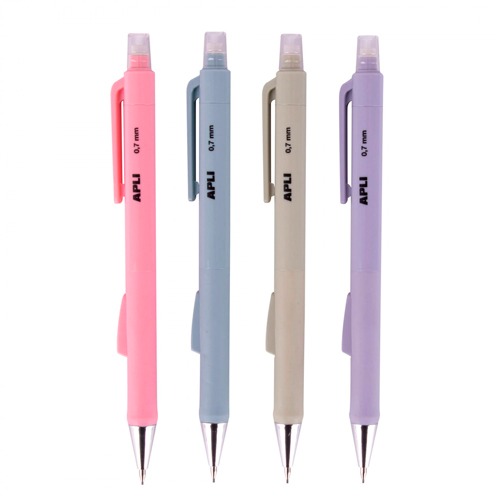PORTAMINAS 0.7MM COLORES PASTEL VARIADO