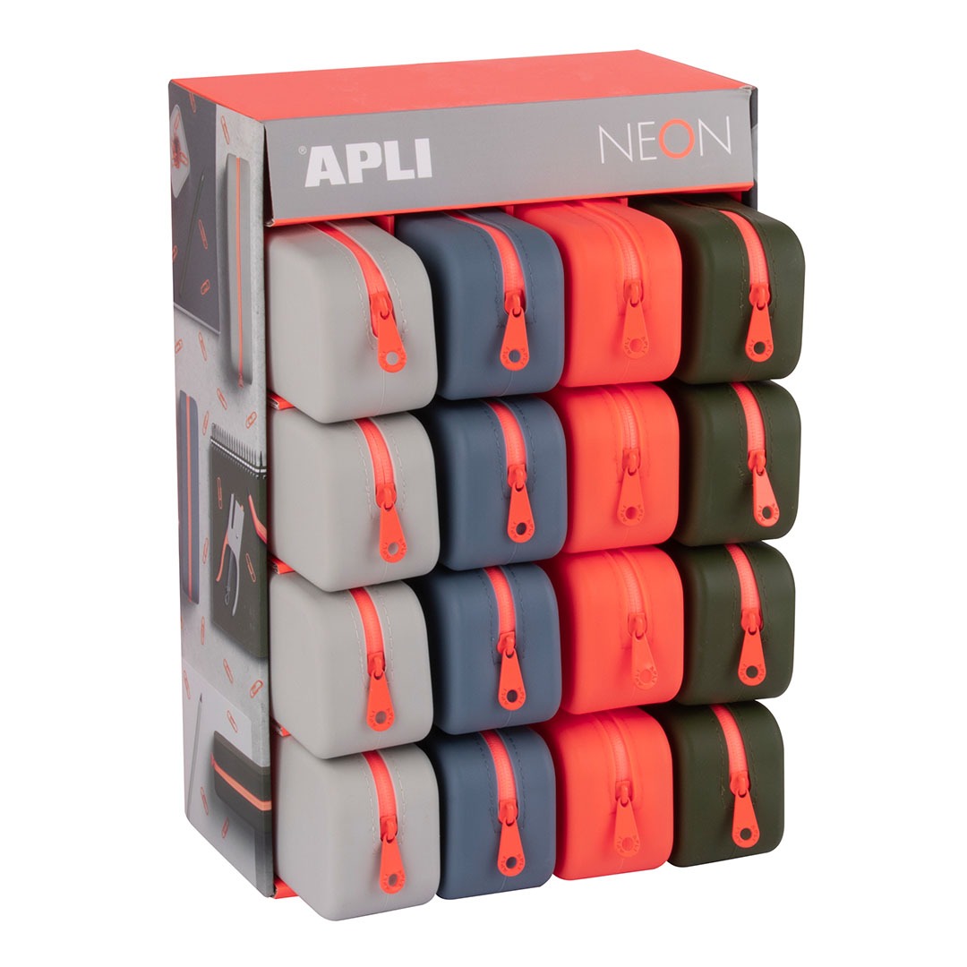 PORTATODO DE SILICONA NEON