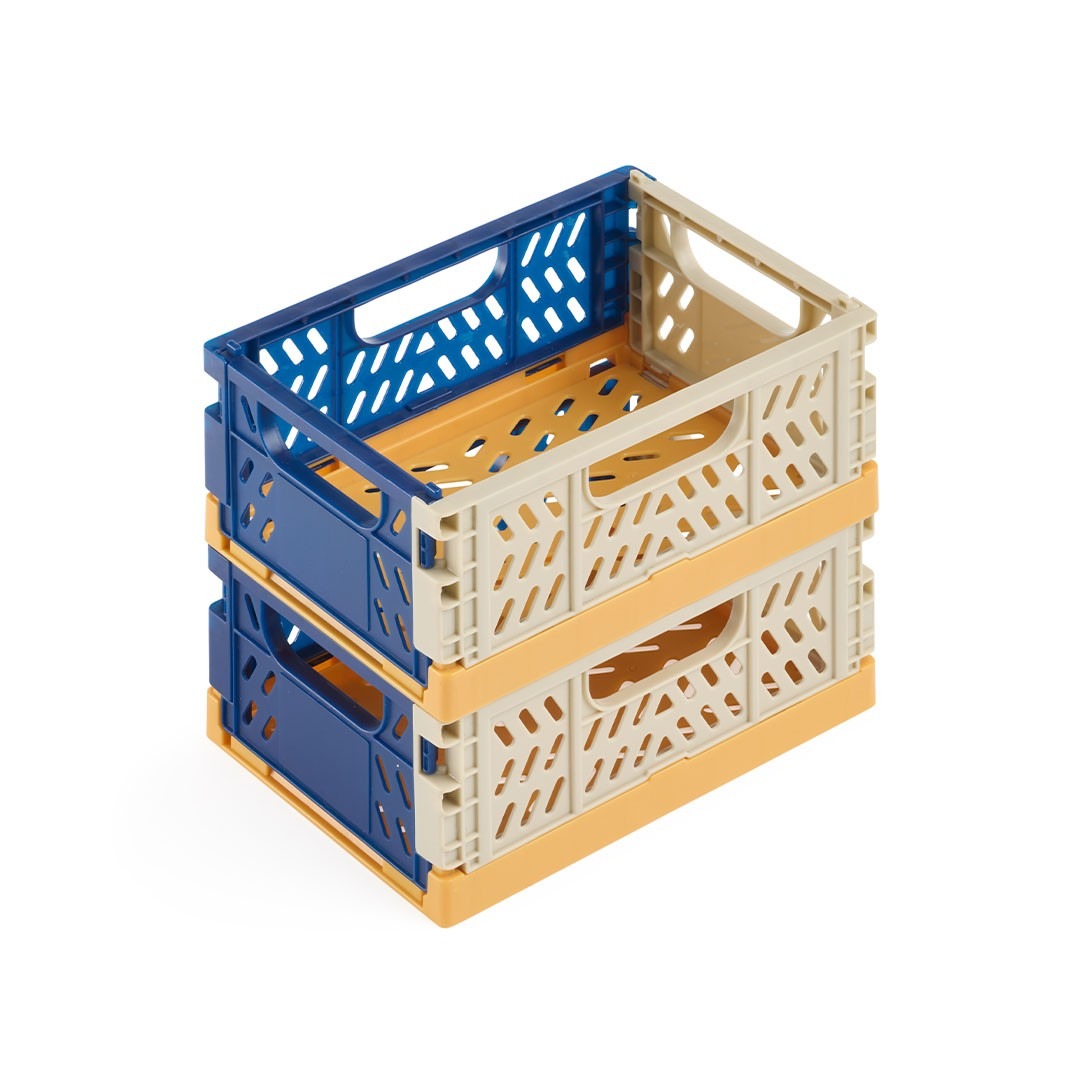 CAJA PEQUEÂ¥A PLEGABLE COLOR MOSTAZA