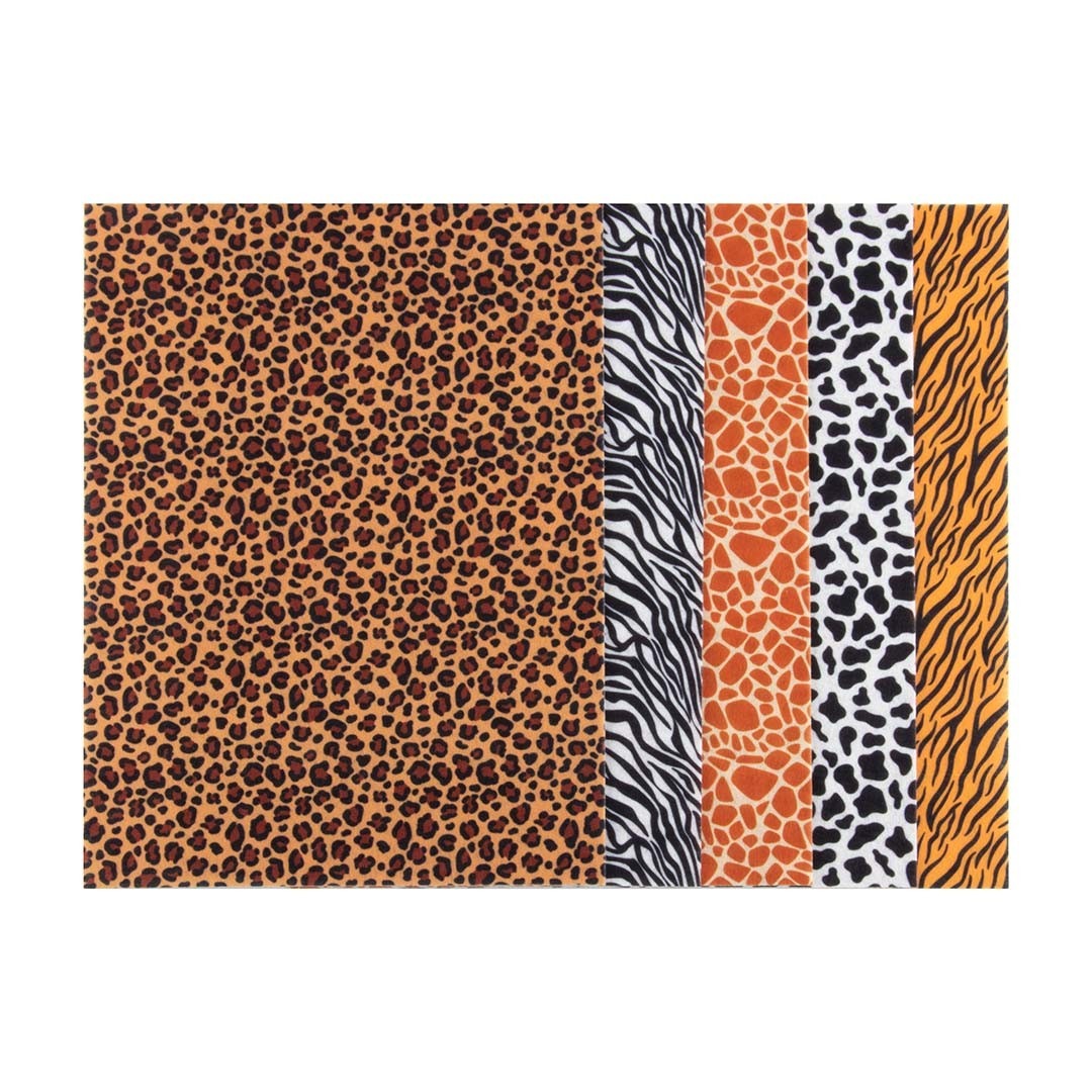 PACK 10 FIELTROS A4 ESTAMPADOS ANIMALES