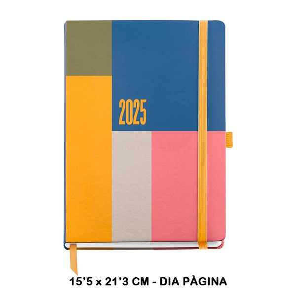 AGENDA PLUS D/P COLOR BLOCK 2025