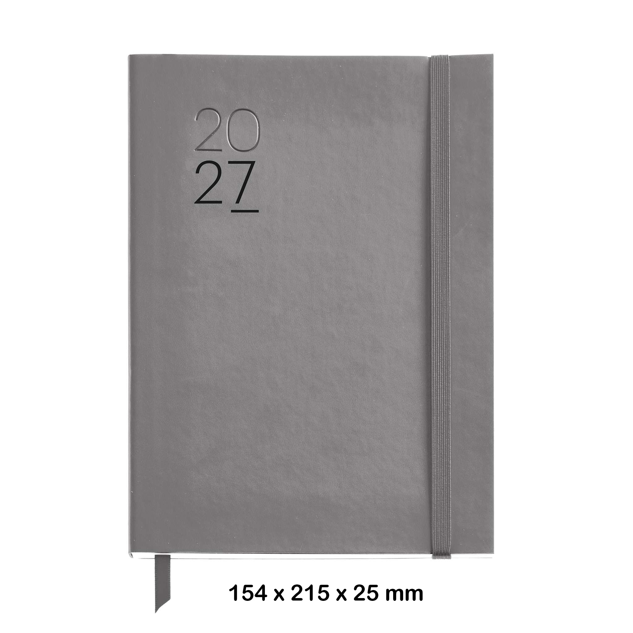 AGENDA PLUS D/P LUXOR FLEX.GRIS 27