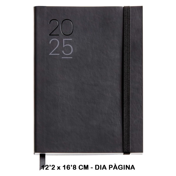 AGENDA JOURNAL D/P LUXOR NEGRO 2025