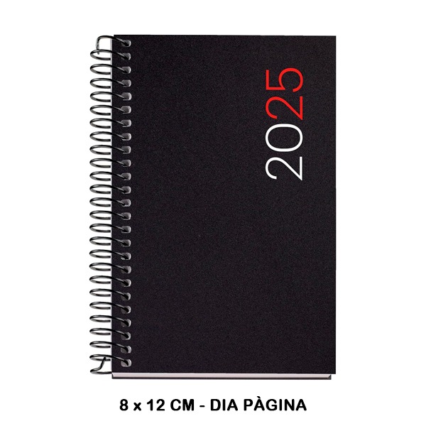 AGENDA ESPIRAL CADDY D/P CITY 2025 NEGR