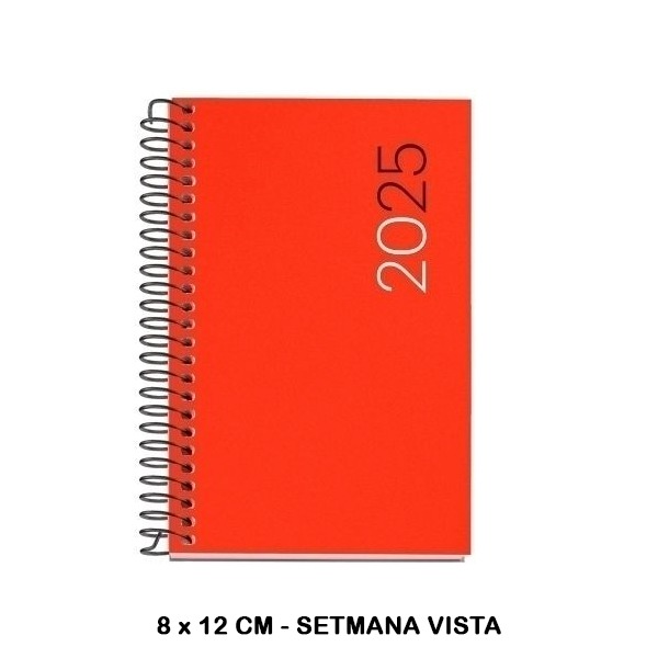 AGENDA ESPIRAL CADDY S/V CITY 2025 ROJO