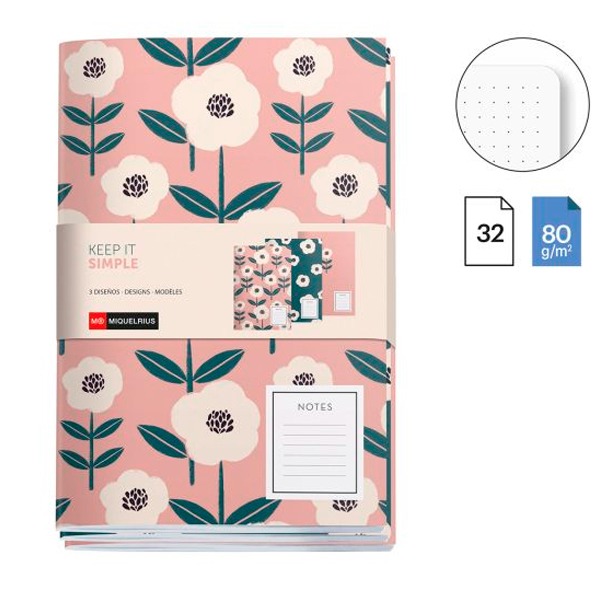 PACK 3 A5 COSIDOS KEEP IT SIMPLE