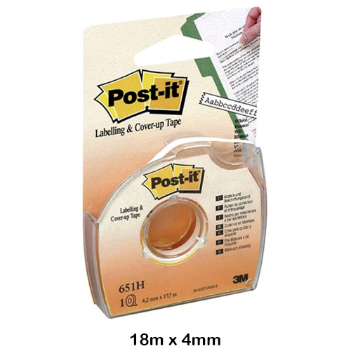 PORTAROLLOS CON POST-IT 1LI. 18X4