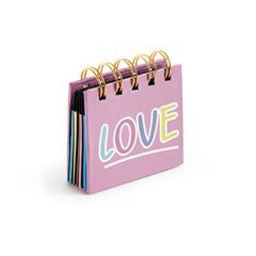 MINICUAD. NOTAS ADHESIVAS 'LOVE'