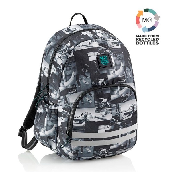 MOCHILA DOBLE ROMA RECICL. SKATE PARK