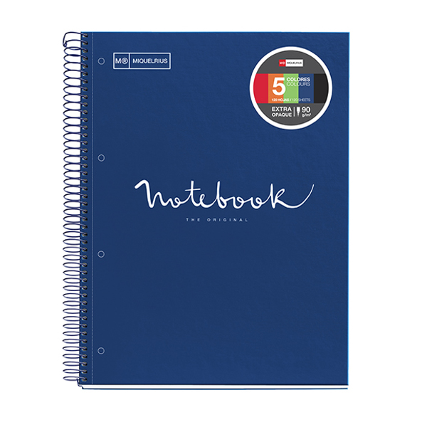 CUADERNO A4 NB 120H 90GR EMOTIONS MARINO