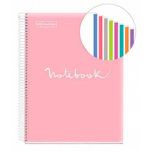 LIBRETA A4 90GR.160H. EMOTIONS ROSA