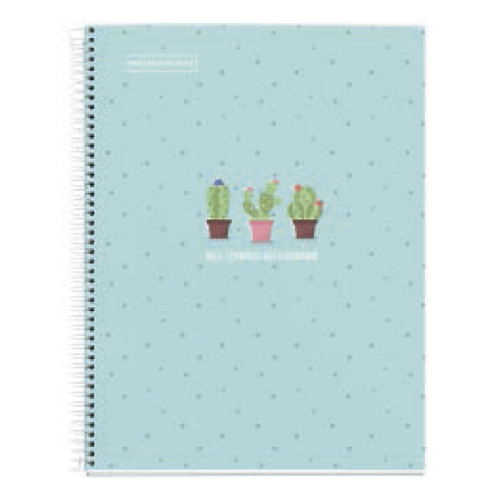 CUADERNO A4 90GR 80 HOJAS CACTUS AZUL