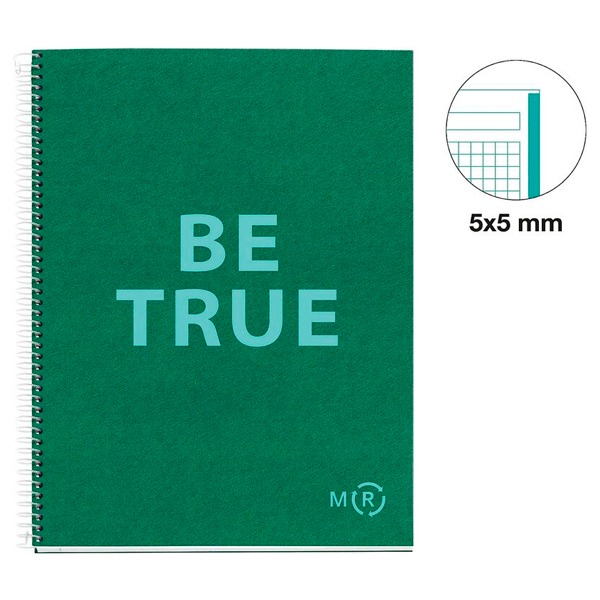 CUADERNO NOTEBOOK 80H 90G A4 ECO ESMERA