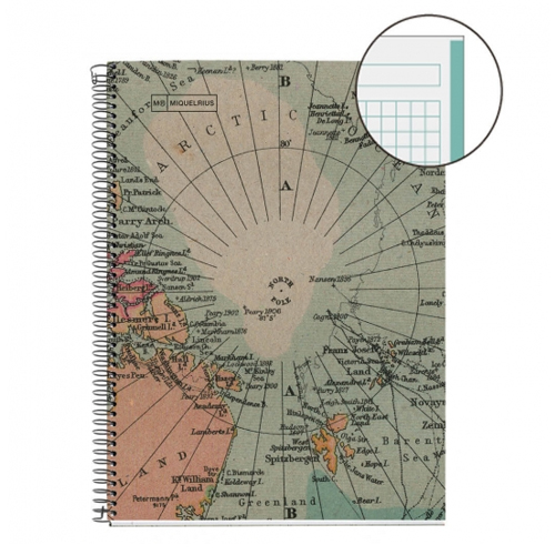 CUADERNO NOTEBOOK A4 80H 80G ECOMAPS