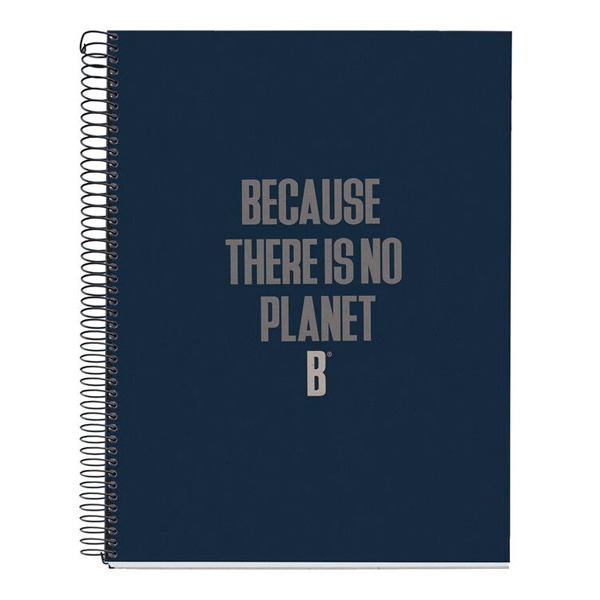 CUADERNO NOTEBOOK 120H A4 RECIC.AZUL
