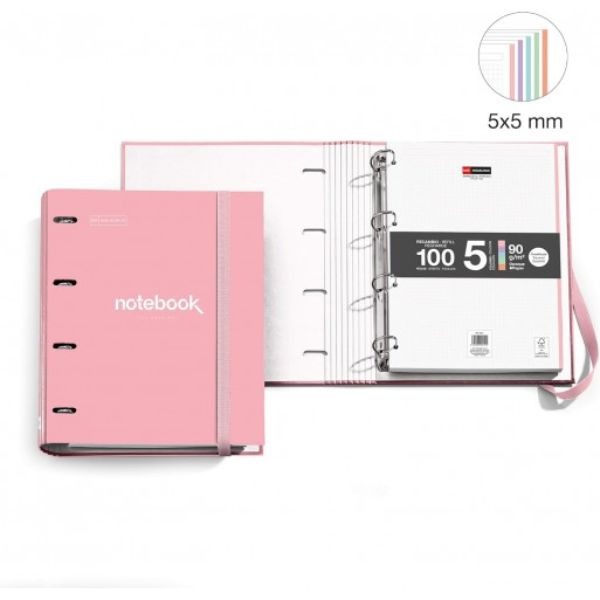 CARPEBOOK 4AN 35MM PP EMOTIONS ROSA