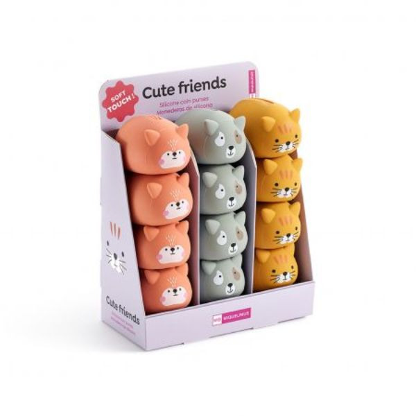 MONEDERO ANIMALES CUTE BACK2FUN
