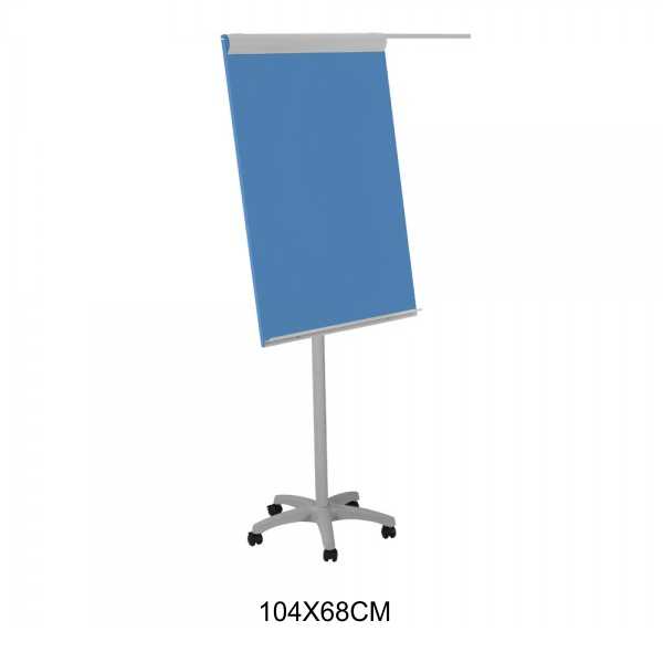 PIZARRA CON RUEDAS MAG. 104X68CM AZUL