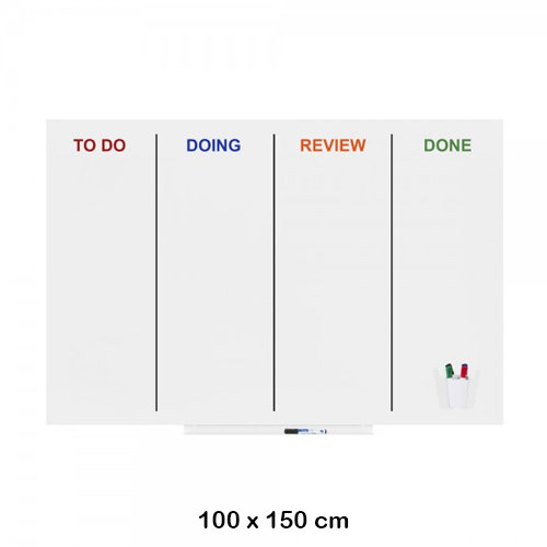 PIZARRA MODULAR LACADA 150X100CM BLANCA