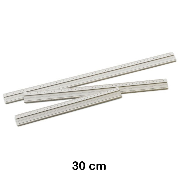 REGLA ALUMINIO 30CM. ALTA CALIDAD